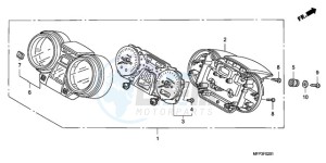 CB1300SA9 SI / ABS BCT MME TWO TY2 drawing METER (CB1300S/CB1300SA)