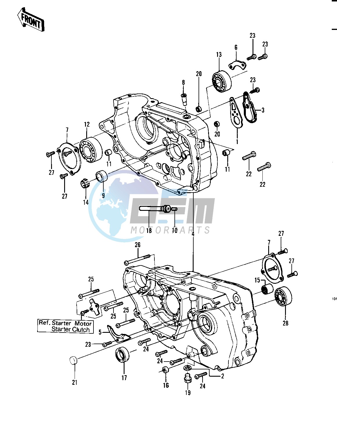 CRANKCASE -- 82 A1- -