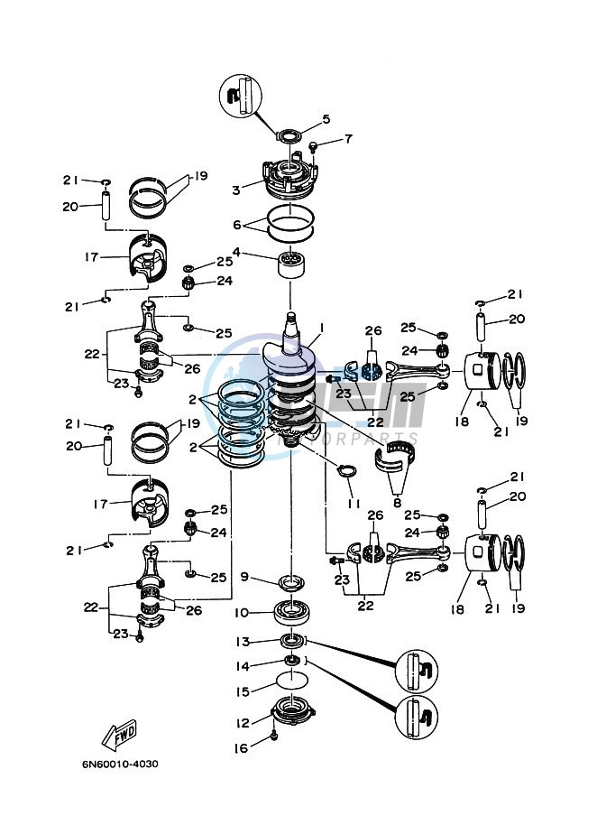 CRANKSHAFT--PISTON