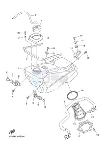 YZ250F (1SME 1SMJ 1SMK 1SML) drawing FUEL TANK