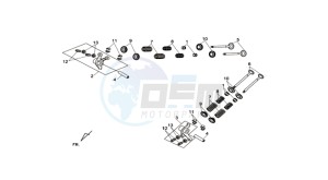 MAXSYM 400 EFI drawing VALVES