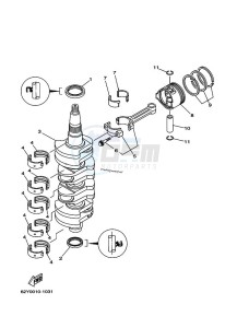 F50DETL drawing CRANKSHAFT--PISTON