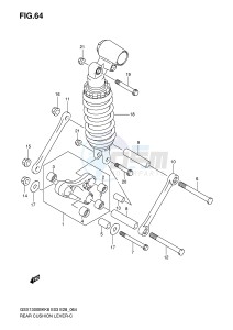 GSX1300BK (E3-E28) drawing REAR CUSHION LEVER