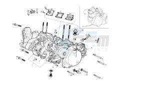 SENDA R DRD PRO - 50 CC VTHSA1A1A EU2 drawing CRANKCASE - COVER