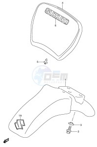 JR50 (P3-P28) drawing FRONT FENDER