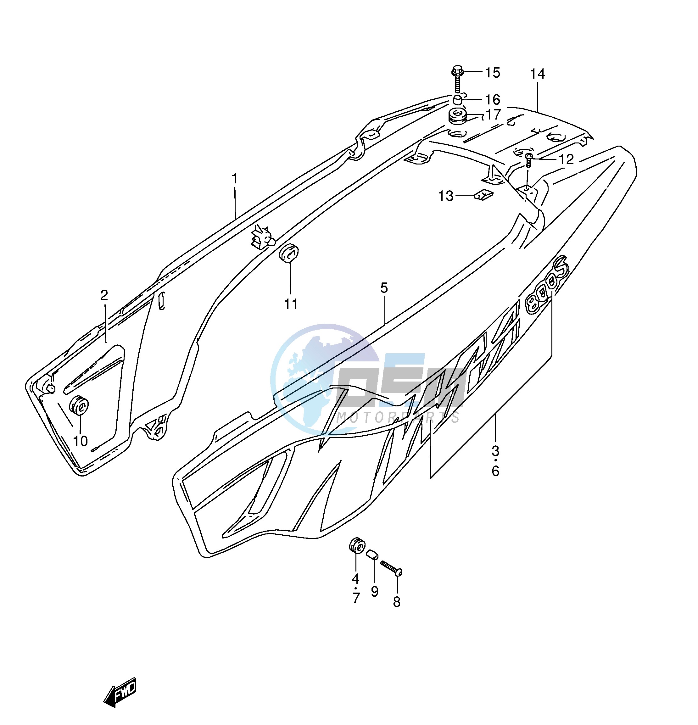 FRAME COVER (MODEL N)