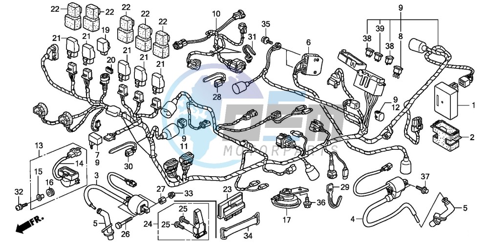 WIRE HARNESS (XL1000V)