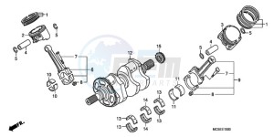 ST1300A9 UK - (E / ABS MKH MME) drawing CRANK SHAFT/PISTON