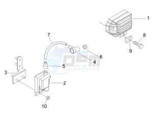 Liberty 50 4T PTT 2007-2012 (D) is drawing Voltage Regulators - Electronic Control Units (ecu) - H.T. Coil