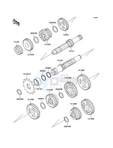 KX65 KX65ADF EU drawing Transmission