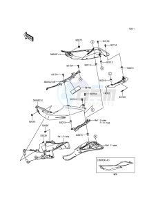 NINJA_ZX-6R ZX636EFFA FR GB XX (EU ME A(FRICA) drawing Side Covers