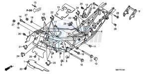 XL1000VA9 Europe Direct - (ED / ABS) drawing FRAME BODY (XL1000VA)