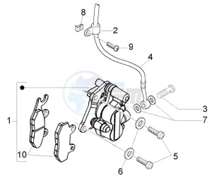 Fly 50 2t drawing Brake caliper