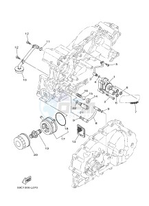 XP500 T-MAX 530 (59CM) drawing OIL PUMP