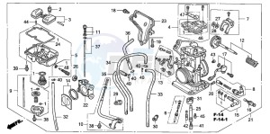 CRF450X drawing CARBURETOR