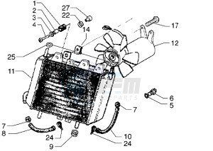 Runner 180 VXR drawing Radiator