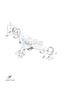 MW125 TRICITY 125 (2CMJ 2CMK) drawing HANDLE SWITCH & LEVER