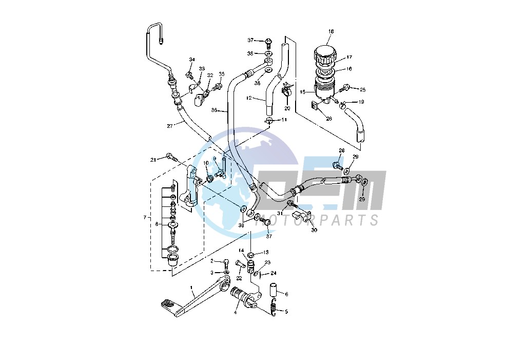 REAR MASTER CYLINDER