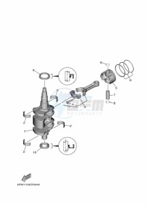 F25GWHL drawing CRANKSHAFT--PISTON