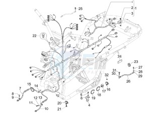 MP3 125 ie drawing Main cable harness