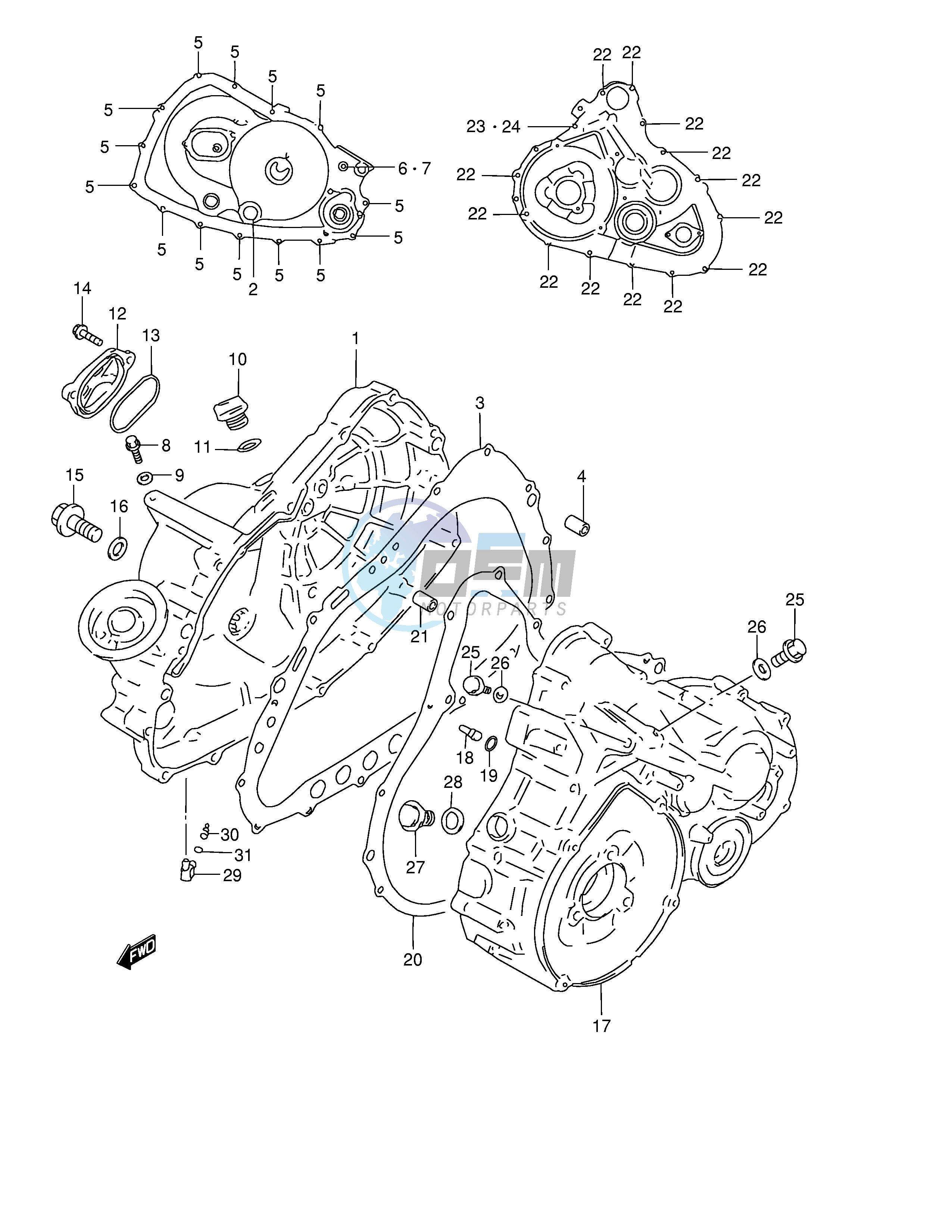 CRANKCASE COVER