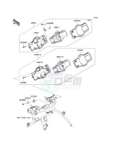 KLE 650 A [VERSYS] (9F-9F) A8F drawing METER-- S- -