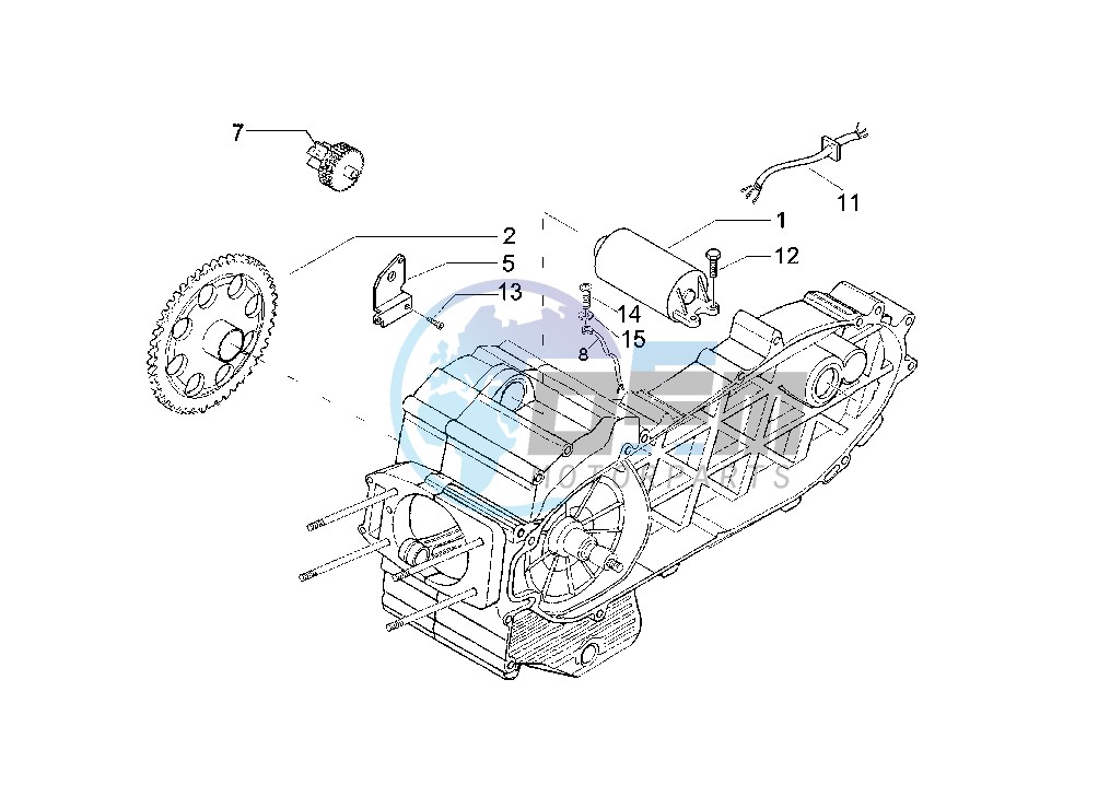 Starting motor