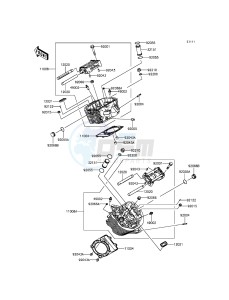 VULCAN 900 CLASSIC VN900BGFA GB XX (EU ME A(FRICA) drawing Cylinder Head