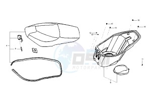 SHARK - 150 cc drawing SEAT