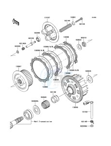 Z750S ZR750K6F FR GB XX (EU ME A(FRICA) drawing Clutch