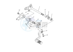 YZ 125 drawing SHIFT SHAFT