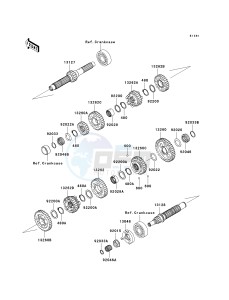 VN 1500 B [VULCAN 88 SE] (B1-B3) N8F drawing TRANSMISSION