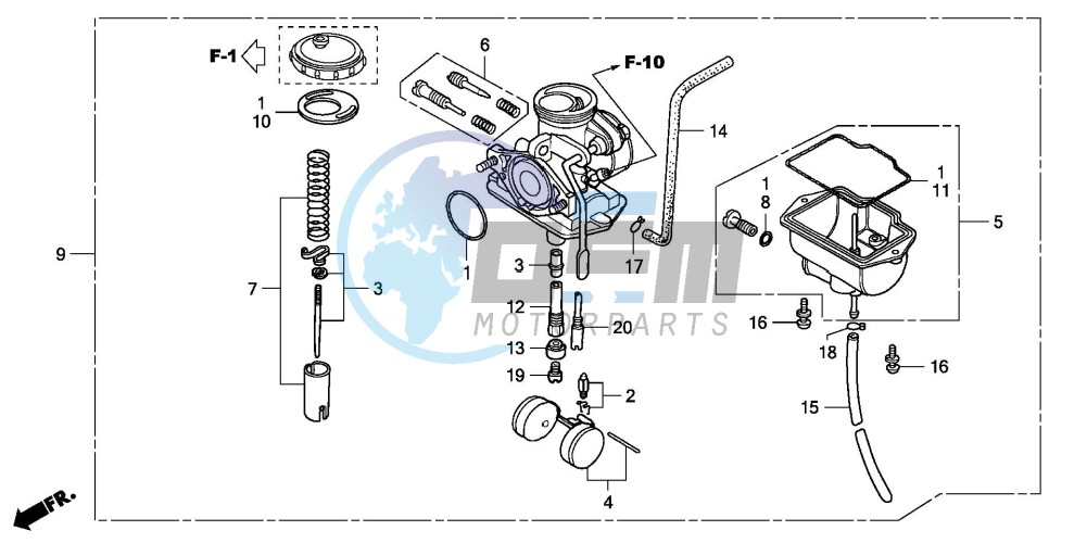 CARBURETOR (CRF80F)