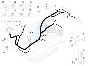 GTS 125 4T E4 ABS (EMEA) EU, GB) drawing Main cable harness