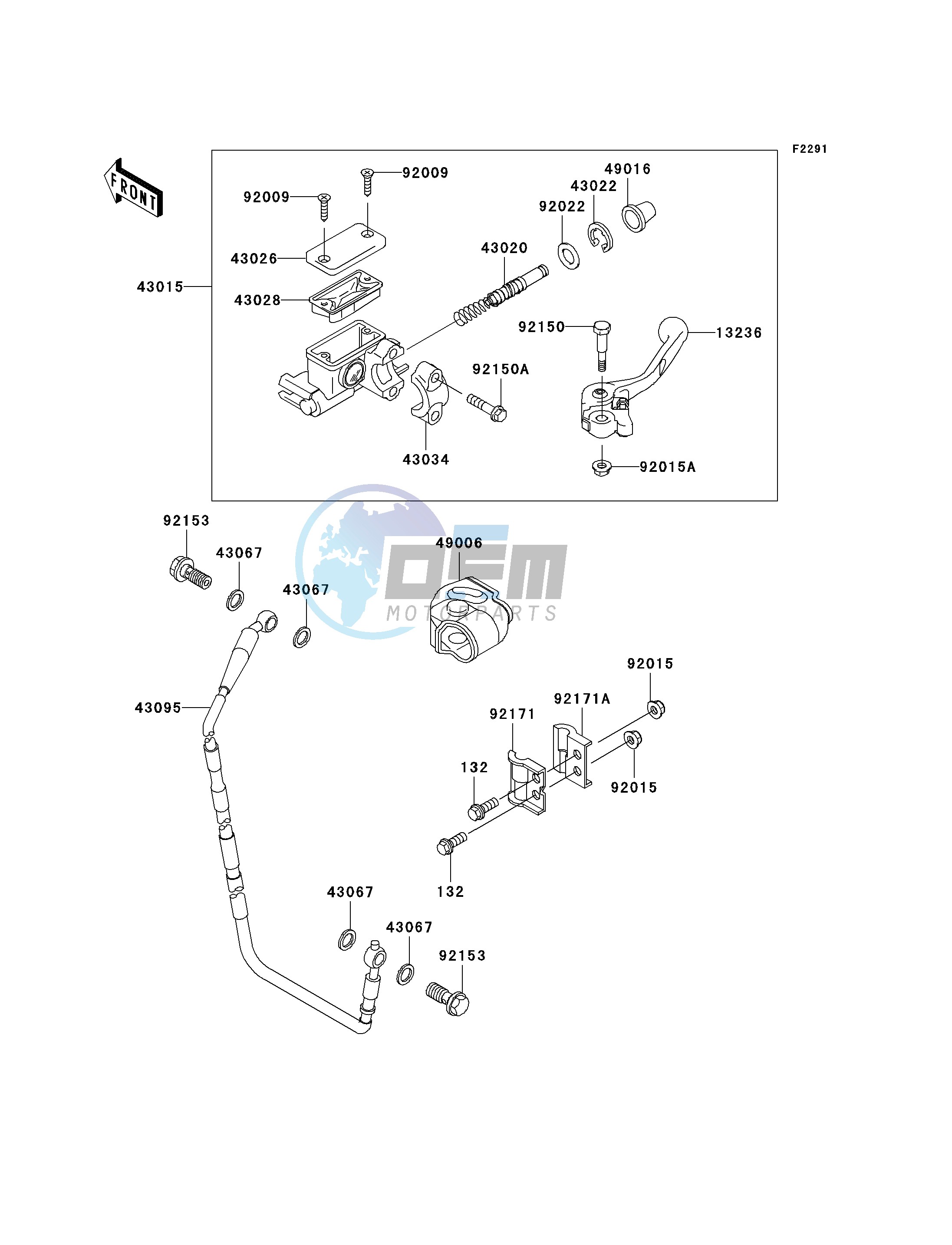 FRONT MASTER CYLINDER