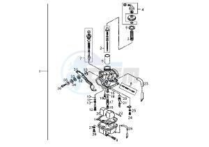 SENDA R EURO 2 - 125 drawing CARBURETOR