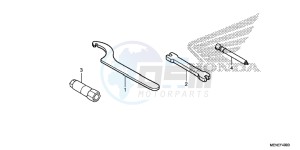 CRF450RD CRF450R Europe Direct - (ED) drawing TOOLS