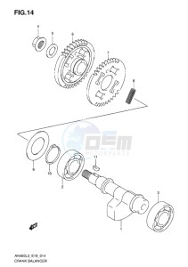 AN400 ABS BURGMAN EU-UK drawing CRANK BALANCER