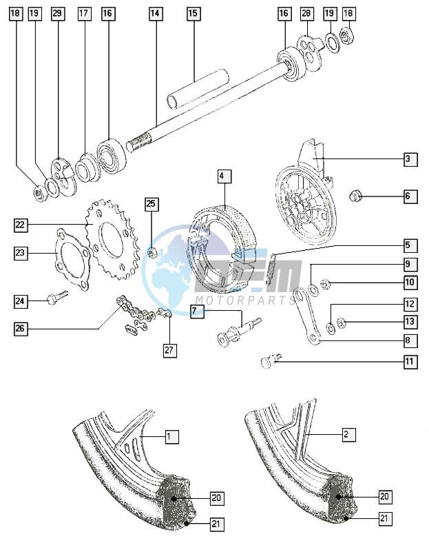 Rear wheel