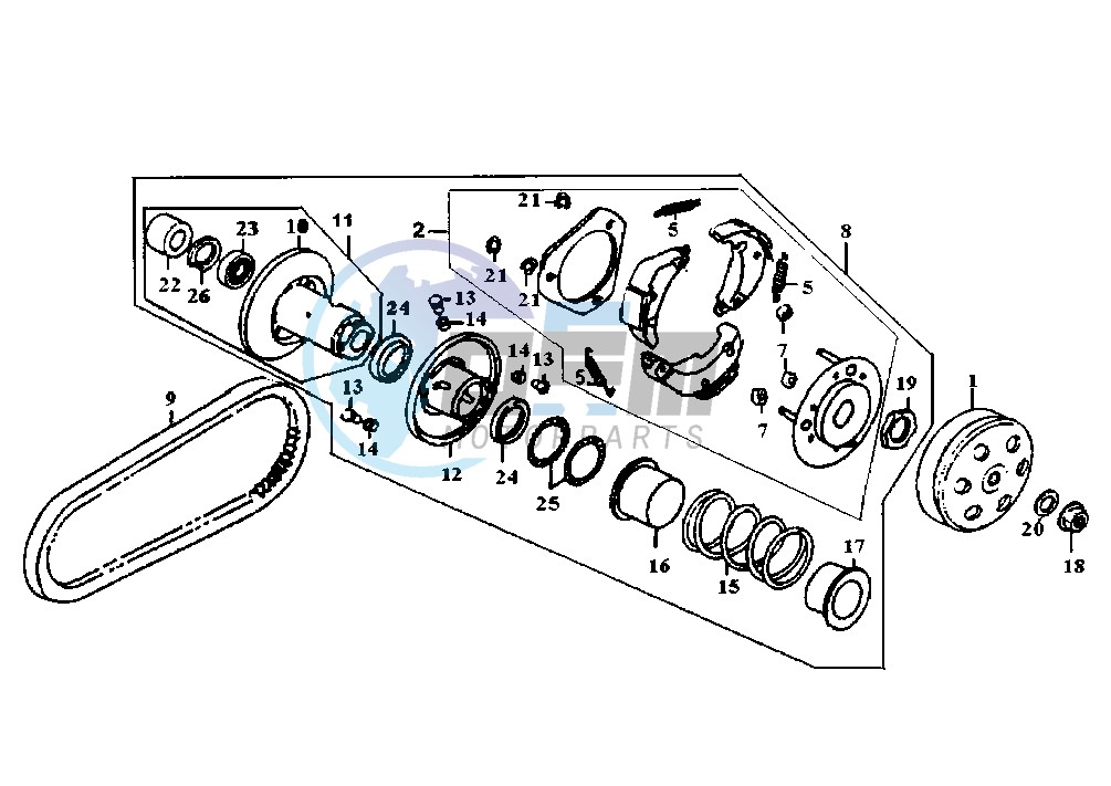 DRIVEN PULLEY