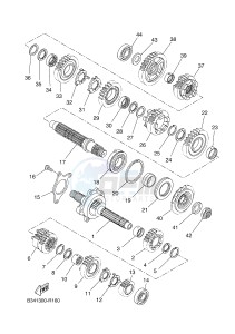 MTT690-A MT-07 TRACER TRACER 700 (BC61 BC61 BC61) drawing TRANSMISSION