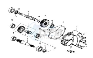 GTS 125 drawing MISSION COVER COUNTER SHAFT