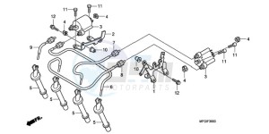 CB600F3A Europe Direct - (ED / ST 25K) drawing IGNITION COIL