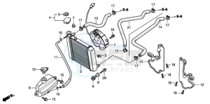 FES125A S-WING drawing RADIATOR