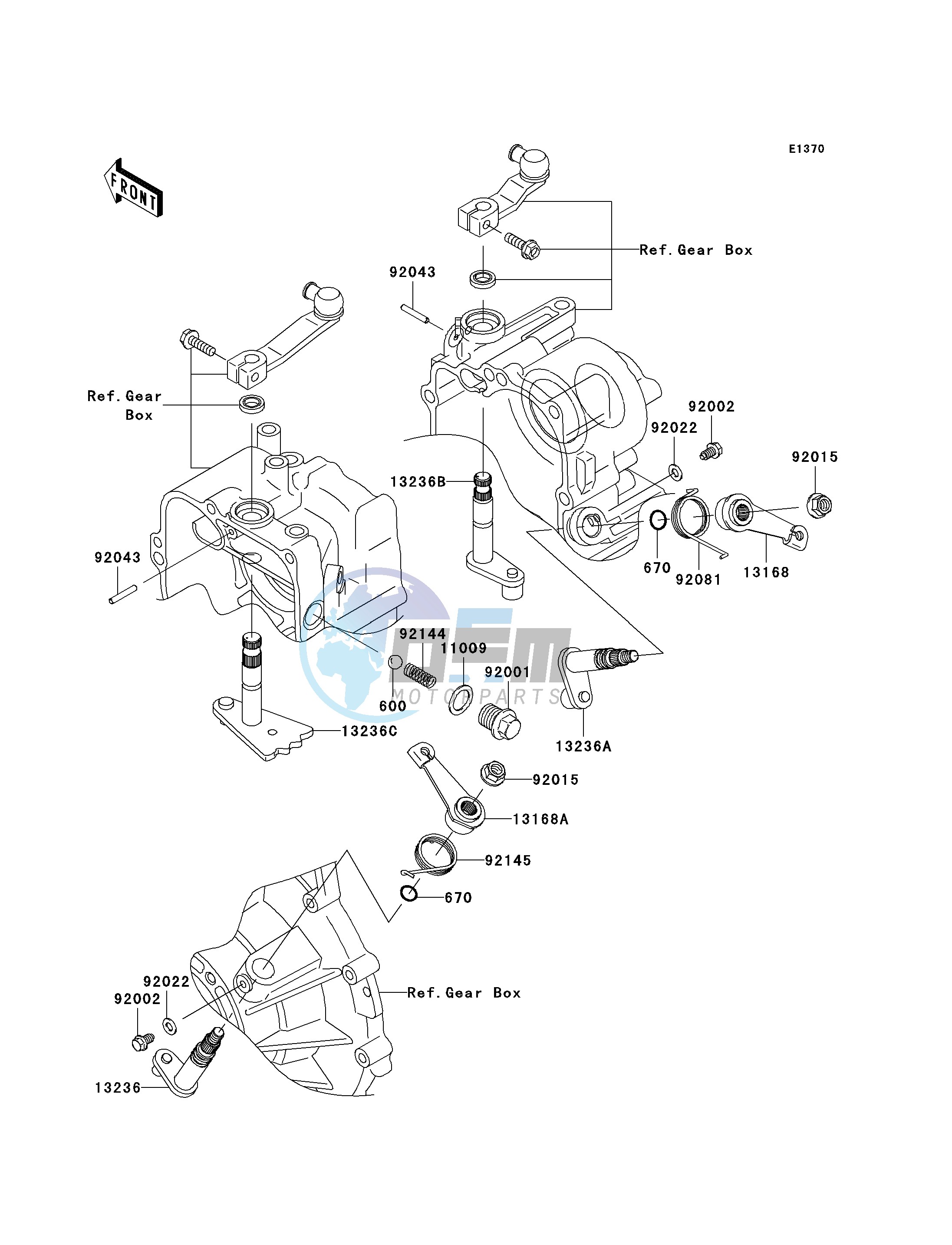 GEAR CHANGE MECHANISM