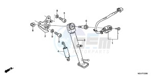 CBR600FC drawing STAND