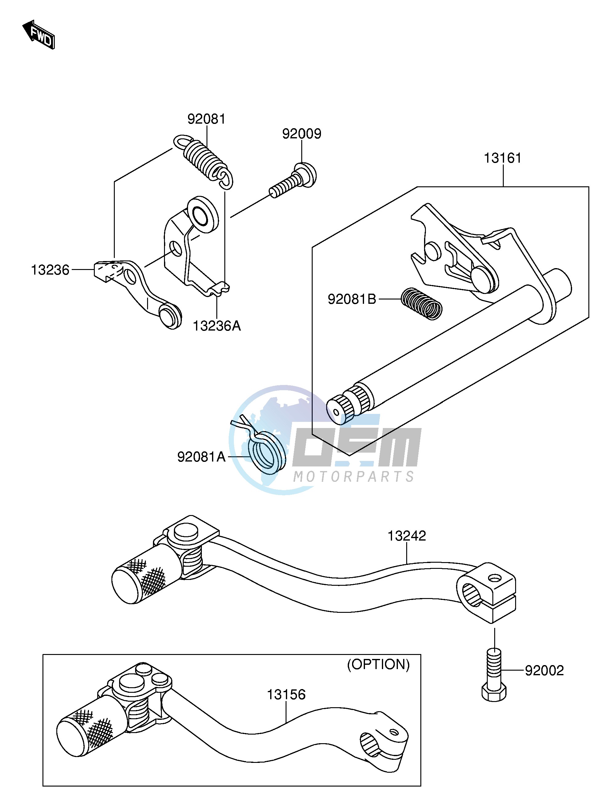 GEAR CHANGE MECHANISM