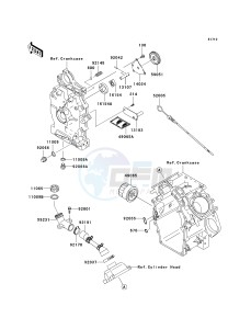 KAF 620 P [MULE 4000] (P9F-PAF) P9F drawing OIL PUMP_OIL FILTER