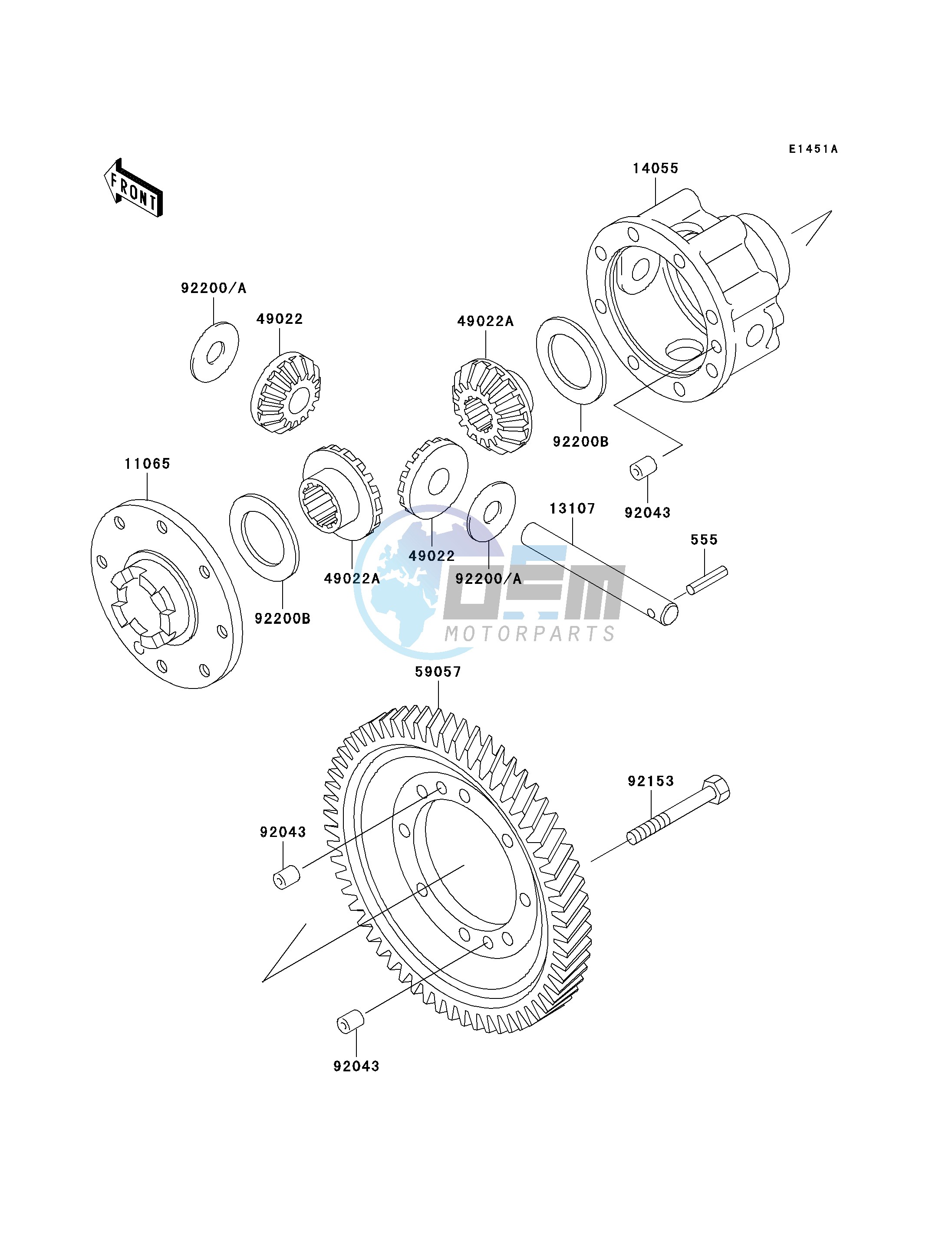 DIFFERENTIAL-- KAF620-G4_G5- -