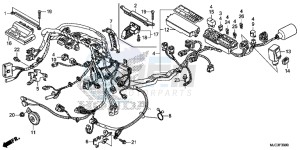 CBR600RRD CBR600RR UK - (E) drawing WIRE HARNESS